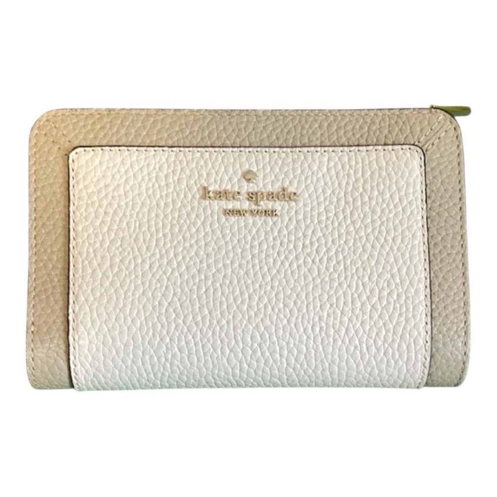 Kate Spade Cream and Tan Leather Bag
